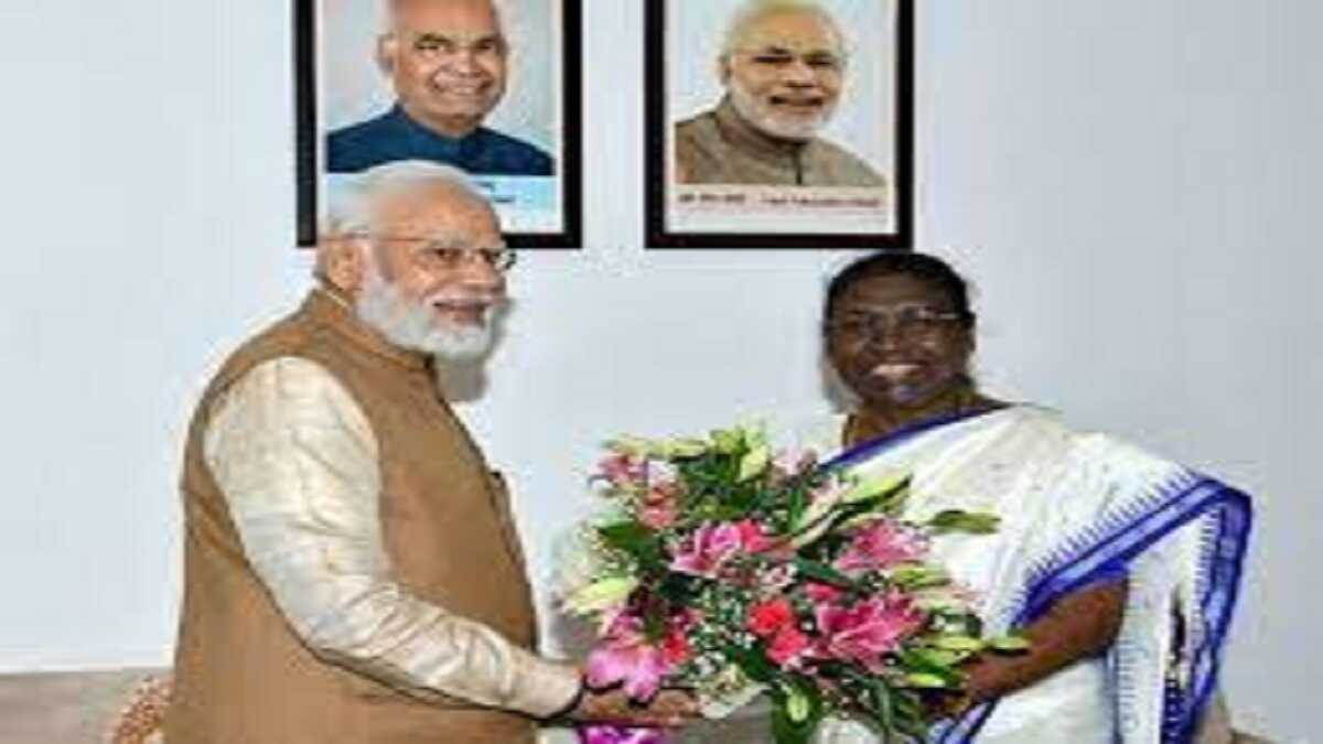 PM Narendra Modi congratulated Draupadi Murmu